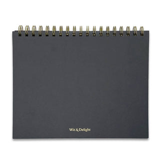 Wit & Delight - Black Stay On Track Desktop Notepad