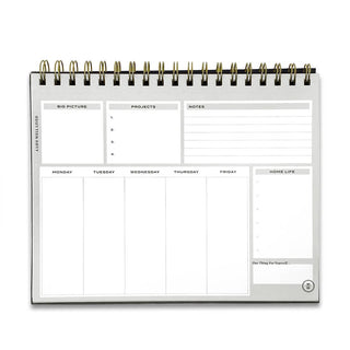 Wit & Delight - Black Stay On Track Desktop Notepad