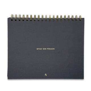 Wit & Delight - Black Stay On Track Desktop Notepad