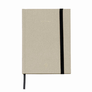 Wit & Delight - Cream Linen Note To Self Journal