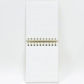 Wit & Delight - Cream Notes Spiral Notepad - hearts