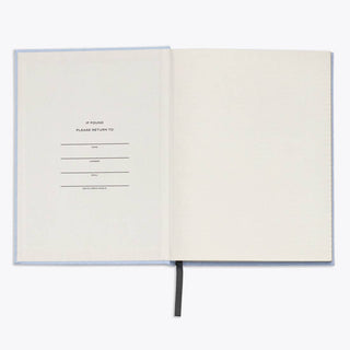 Wit & Delight - Light Blue Linen Note to Self Journal