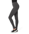 Lola Jeans Anna Ponte Mid-Rise Pull-On Ankle Pant in Jersey Charcoal - Taryn x Philip Boutique
