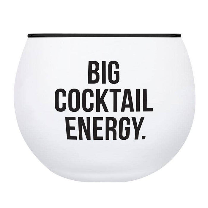 Big Cocktail Energy Roly Poly Glass