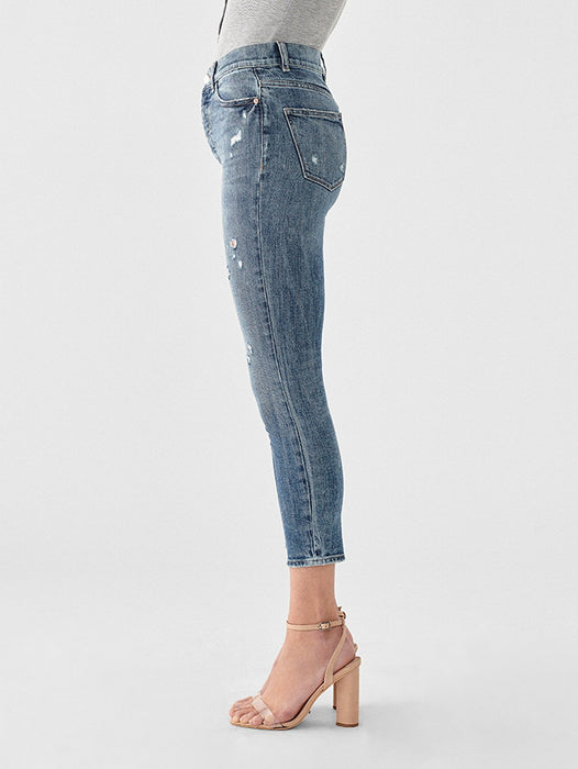 DL1961 Farrow Cropped Vintage High Rise Skinny Jean in Tacoma - Taryn x Philip Boutique