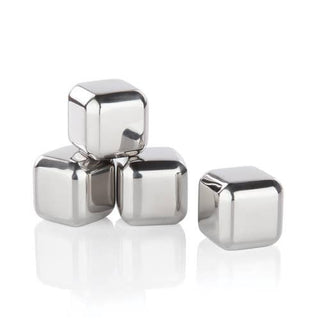 Glacier Rocks - Small Stainless Steel Cubes - Taryn x Philip Boutique