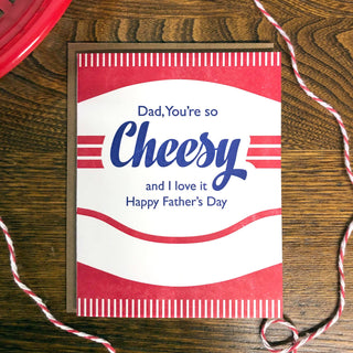 Dad, You're So Cheesy Greeting Card - Taryn x Philip Boutique
