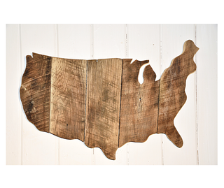 Large Barn Wood USA Art - Taryn x Philip Boutique