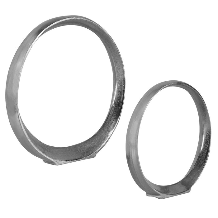 Orbits Ring Sculptures Set of 2