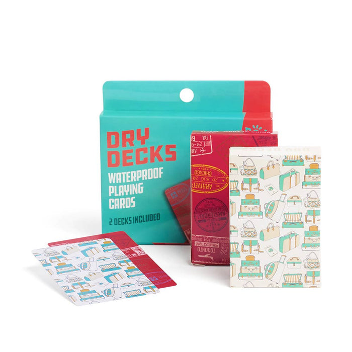 Dry Decks | Waterproof Playing Cards (Travel Design)