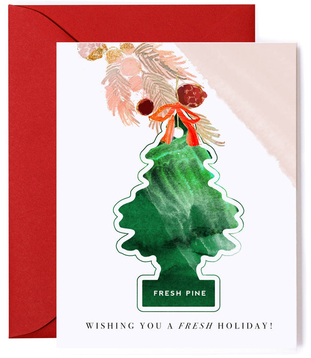 Fresh Holiday - Christmas Tree Air Freshener Card - Taryn x Philip Boutique