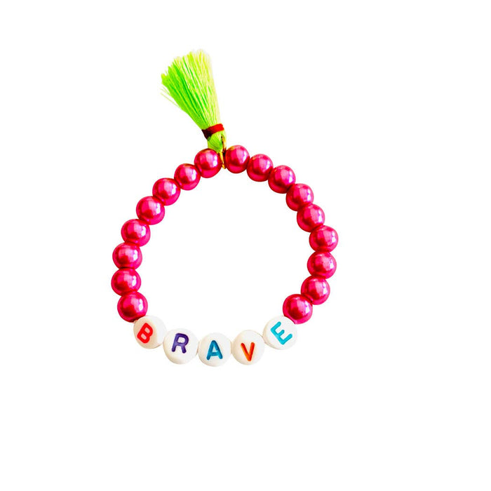 Girls Pearl Brave Bracelet with Tassel