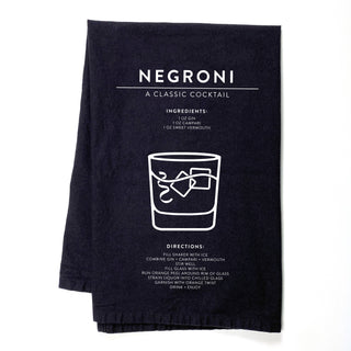 Negroni Cocktail Kitchen & Bar Tea Towel - Taryn x Philip Boutique