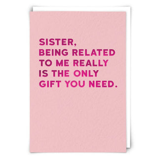 Sister Greetings Card - Taryn x Philip Boutique