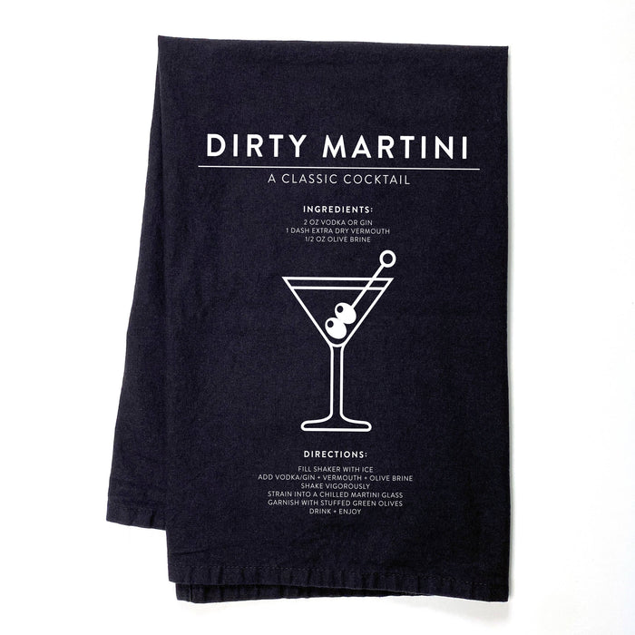 Dirty Martini Kitchen & Bar Tea Towel - Taryn x Philip Boutique