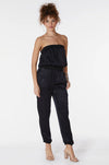 Bobi Ribbed Mixed Strapless Jumpsuit - Taryn x Philip Boutique