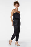 Bobi Ribbed Mixed Strapless Jumpsuit - Taryn x Philip Boutique