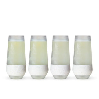 Champagne Freeze Cooling Cups (Set of 4) in Glitter - Taryn x Philip Boutique