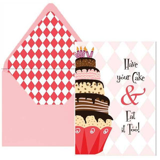 Mod Lounge Paper Company - Have Your Cake and Eat it Too Birthday Card