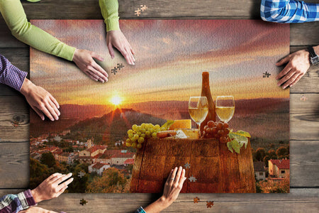 Wine and View - 1000 Piece Puzzle - Taryn x Philip Boutique