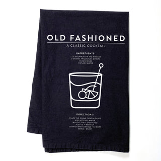 Old Fashioned Cocktail Kitchen & Bar Tea Towel - Taryn x Philip Boutique