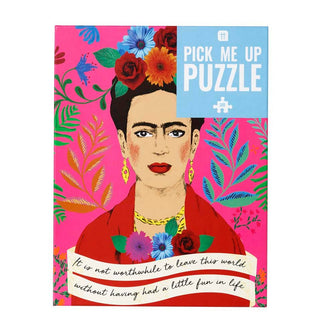 Talking Tables - 500-piece Frida Kahlo Jigsaw Puzzle and Poster