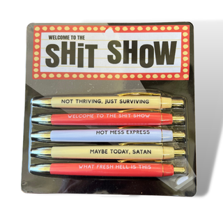 Welcome to The Shit Show Pen Set (funny) - Taryn x Philip Boutique
