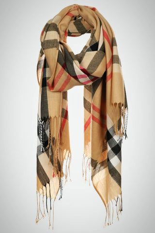 Plaid Designer Look Scarf - Taryn x Philip Boutique