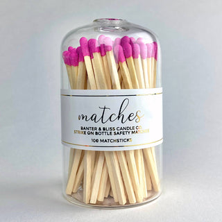 Modern Matchstick Bottle with Striker · 100 Long Safety - Taryn x Philip Boutique