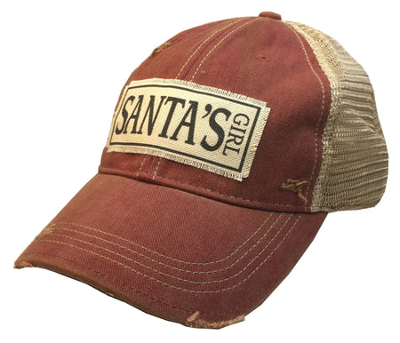 Santa's Girl Trucker Hat Baseball Cap - Taryn x Philip Boutique