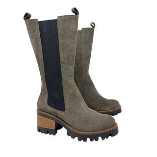 Boots Fogo leather green - Taryn x Philip Boutique