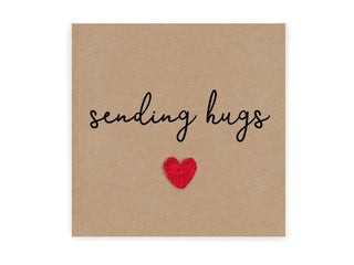 Sending You A Hug Card, Friendship Card, Pick Me Up Gift, Th - Taryn x Philip Boutique