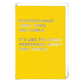 Potatoes Greetings Card - Taryn x Philip Boutique