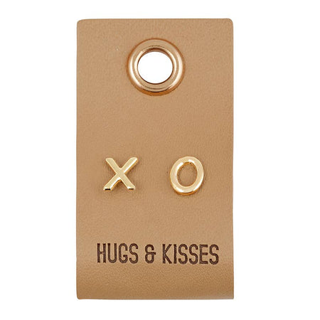 Leather Tag With Earrings - X O - Taryn x Philip Boutique