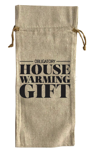 Obligatory Housewarming Gift Wine / Booze / Alcohol Gift Bag - Taryn x Philip Boutique