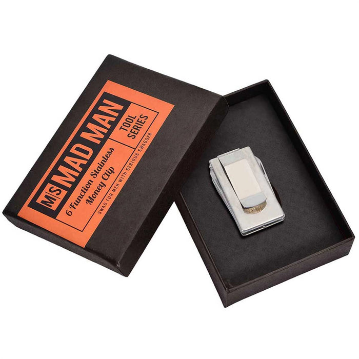 6 Function Stainless Money Clip - Taryn x Philip Boutique