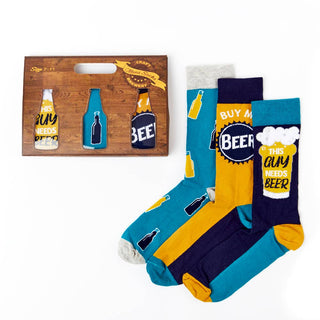 Mens Beer Socks Gift Set - Taryn x Philip Boutique