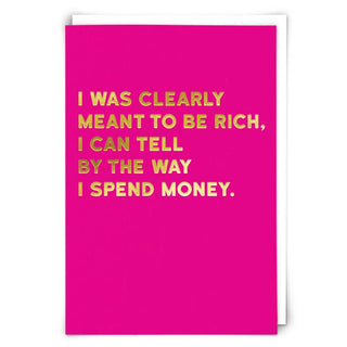Spend Money Greeting Card - Taryn x Philip Boutique