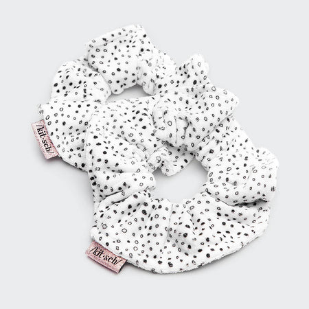 Towel Scrunchie 2 Pack - Micro Dot - Taryn x Philip Boutique
