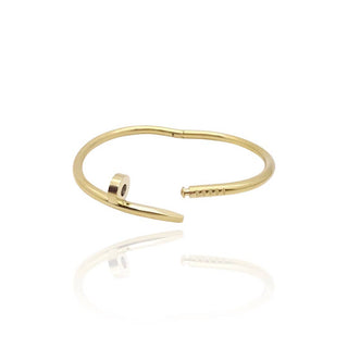 Nail Bangle Bracelet - Gold - Taryn x Philip Boutique