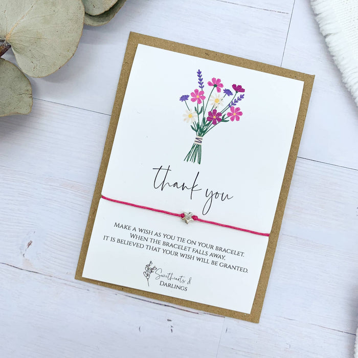 Thank You - Miniature Wish Bracelet - Taryn x Philip Boutique