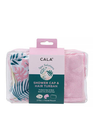 CALA Spa Solution Shower Cap & Hair Turban 69255 Peachy -6 - Taryn x Philip Boutique