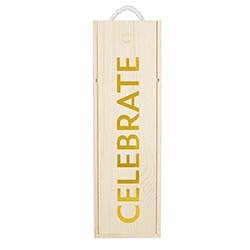 Wood Wine Box - Celebrate - Taryn x Philip Boutique