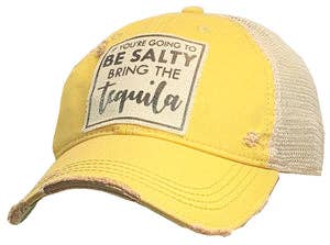 If You're Going To Be Salty Bring.... Distressed Trucker Cap