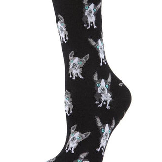 Boston Terrier Crew Socks - Taryn x Philip Boutique