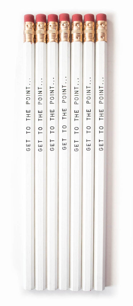 Get to the Point, Sarcastic Funny Pencil Pack - Taryn x Philip Boutique