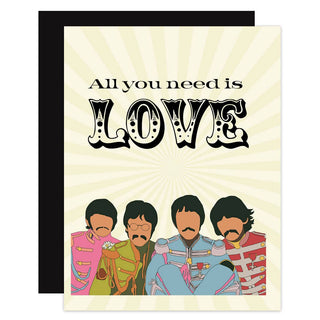 Mod Lounge Paper Company - Beatles Love Card