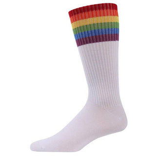 Rainbow Rugby Crew Socks - Taryn x Philip Boutique