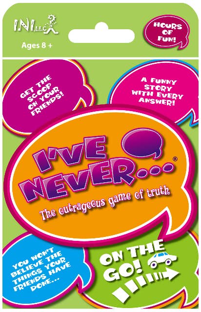 I've Never To Go Pack - Card Game - Conversation Starter