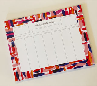 Weekly List Notepad - Taryn x Philip Boutique